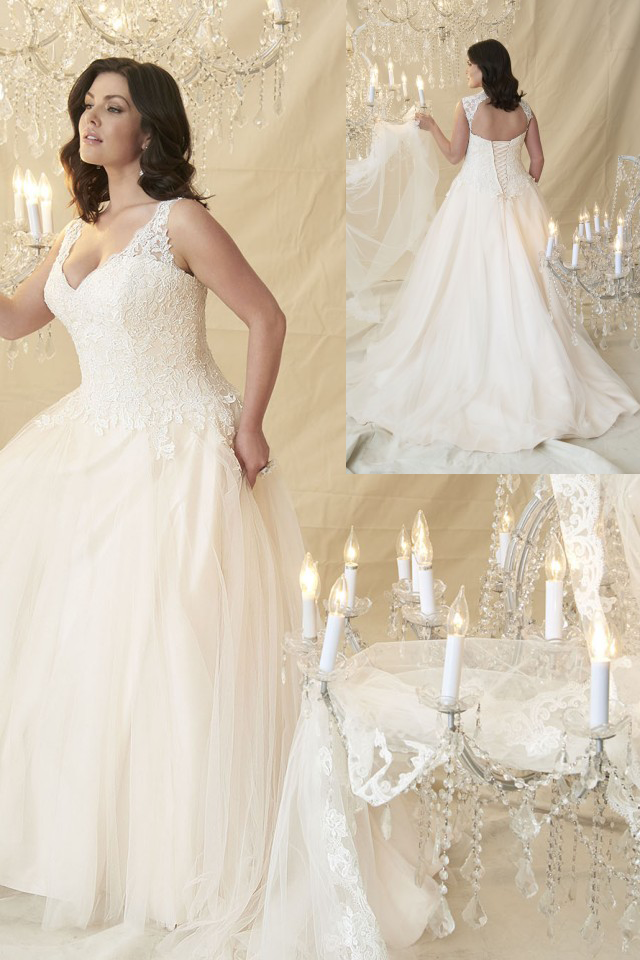 plus size wedding dress, plus size, callista bridal