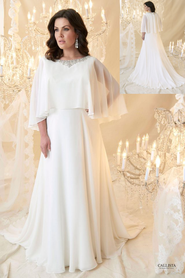 plus size wedding dress, plus size, callista bridal