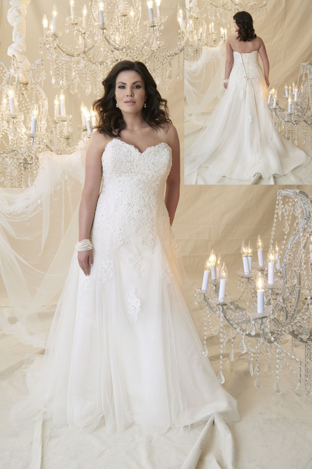 plus size wedding dress, plus size, callista bridal