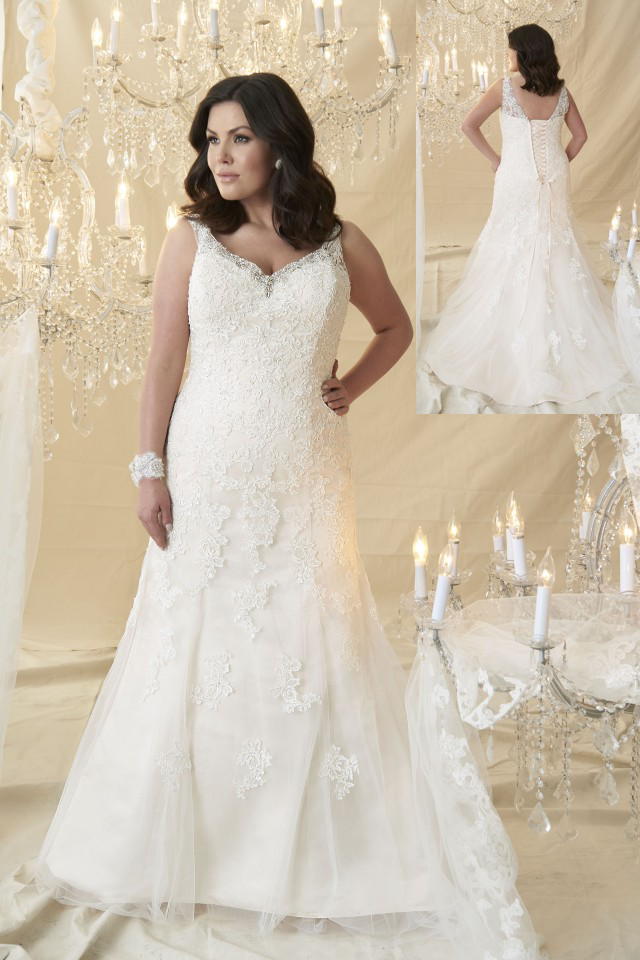 plus size wedding dress, plus size, callista bridal