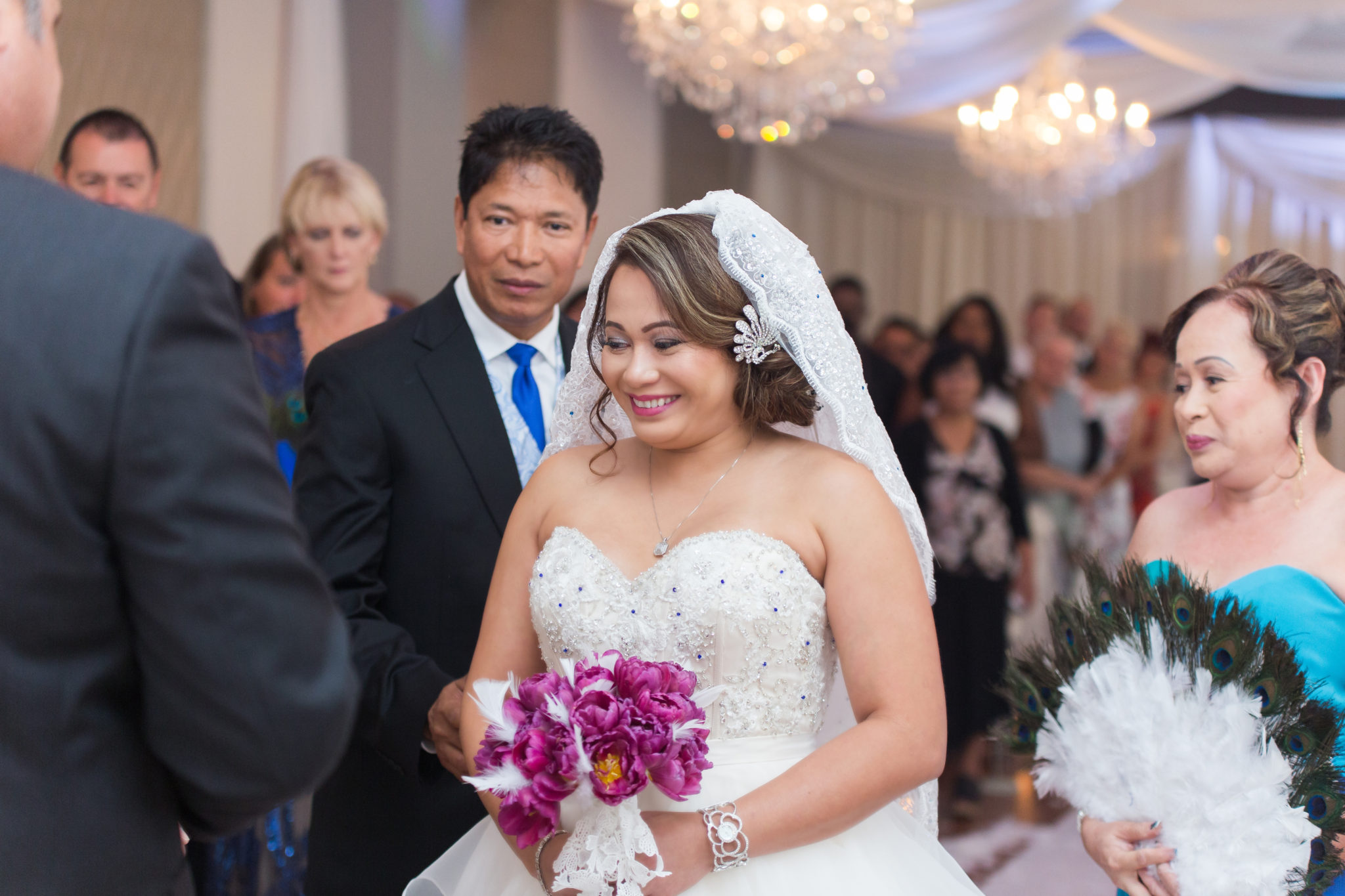 REAL WEDDING | Purple and Blue Florida Wedding | Unashamed Image | Pretty Pear Bride