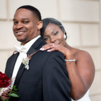 REAL WEDDING | GRAY, PINK AND RED WEDDING IN MARYLAND | TRENIQUE ARTISTRY | Pretty Pear Bride