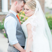 REAL WEDDING | Orange + Blue Wedding in Virginia | Bethanne Arthur Photography