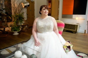 REAL WEDDING | Blush, Burgundy and Yellow New York Bookstore Wedding | John Keon Photo | Pretty Pear Bride