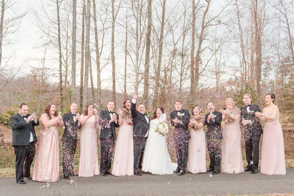 REAL WEDDING | Festive New Years Eve Virginia Wedding | Jessica Green Photography | Pretty Pear Bride