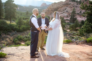 REAL WEDDING | Sunset Mountain Elopement in Utah | Ashalee Soule' Photography | Pretty Pear Bride