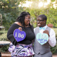 ENGAGEMENT | Sweet Garden Engagement Session in Georgia | Lawrence Productions