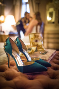 bridal shoes, green heels, badgley mischka shoes,