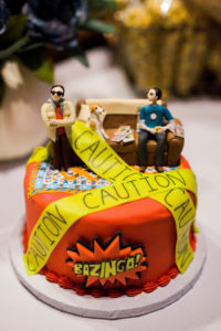 big bang wedding cake