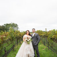 REAL WEDDING: Rustic Chic, Wine and Pizza Themed Fall Wedding in Long Island | Silver Fox