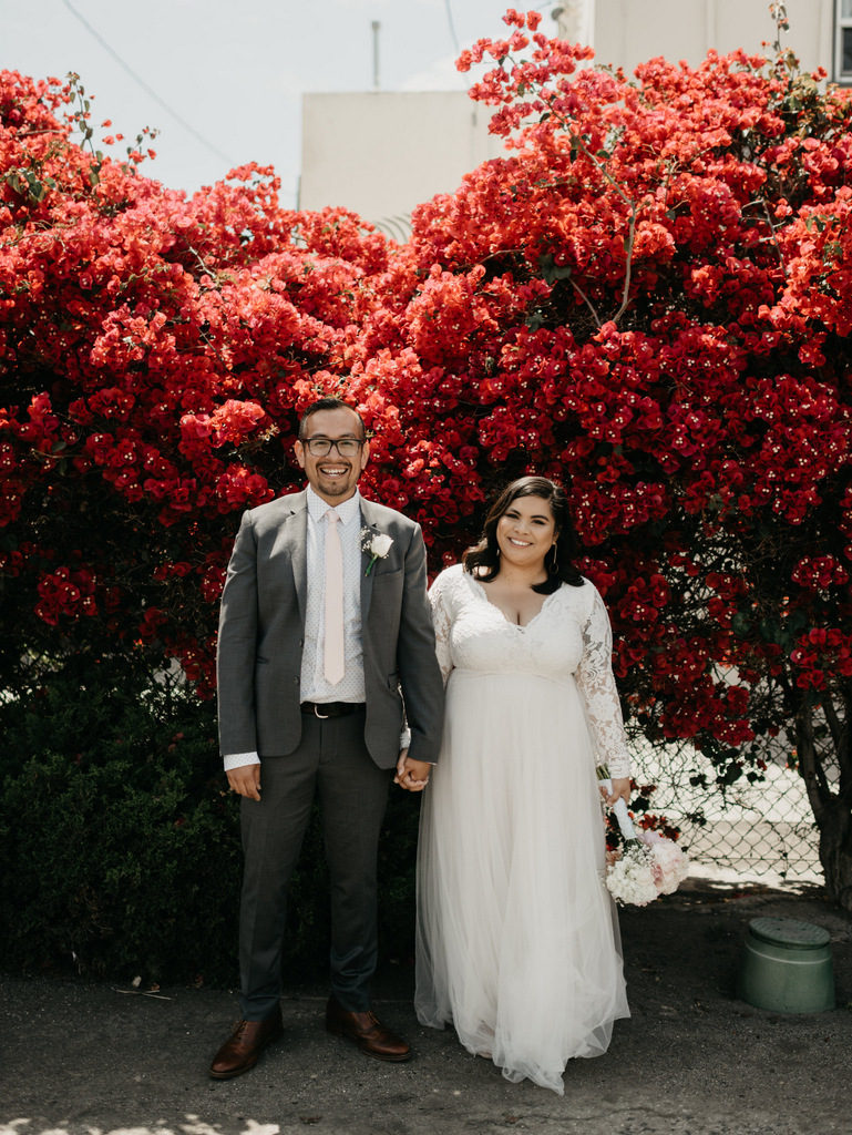 REAL WEDDING | Minimal + Unconventional Long Beach Wedding | Gene Kang Photography | Pretty Pear Bride