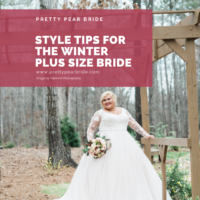 Style Tips For The Winter Plus Size Bride | Pretty Pear Bride