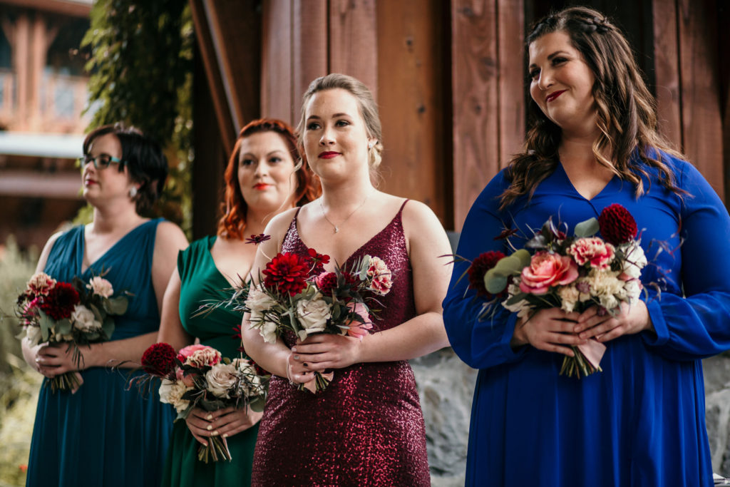 REAL WEDDING // Bohemian Canadian Wedding With Jewel Tones and Mountains // Kaylo Isomura // Pretty Pear Bride 