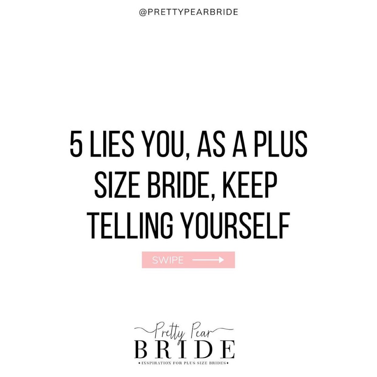 5 Lies that Plus Size Brides Tell Themselves