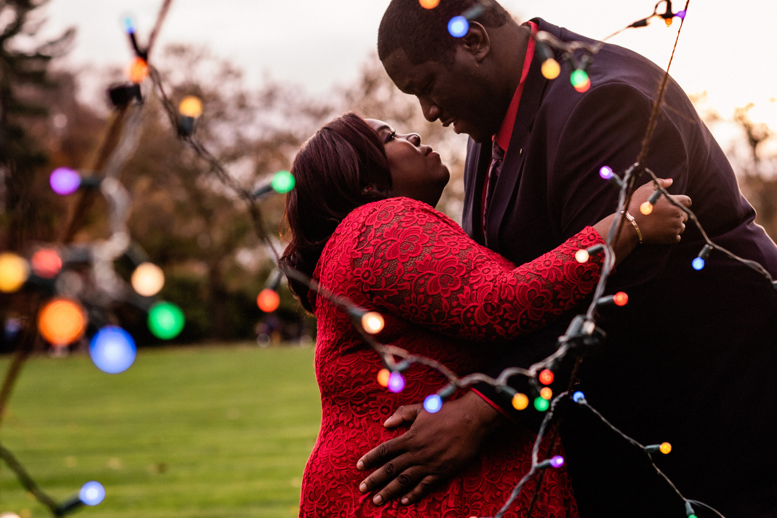 Black and Red Engagement Session in Pennsylvania | Pretty Pear Bride