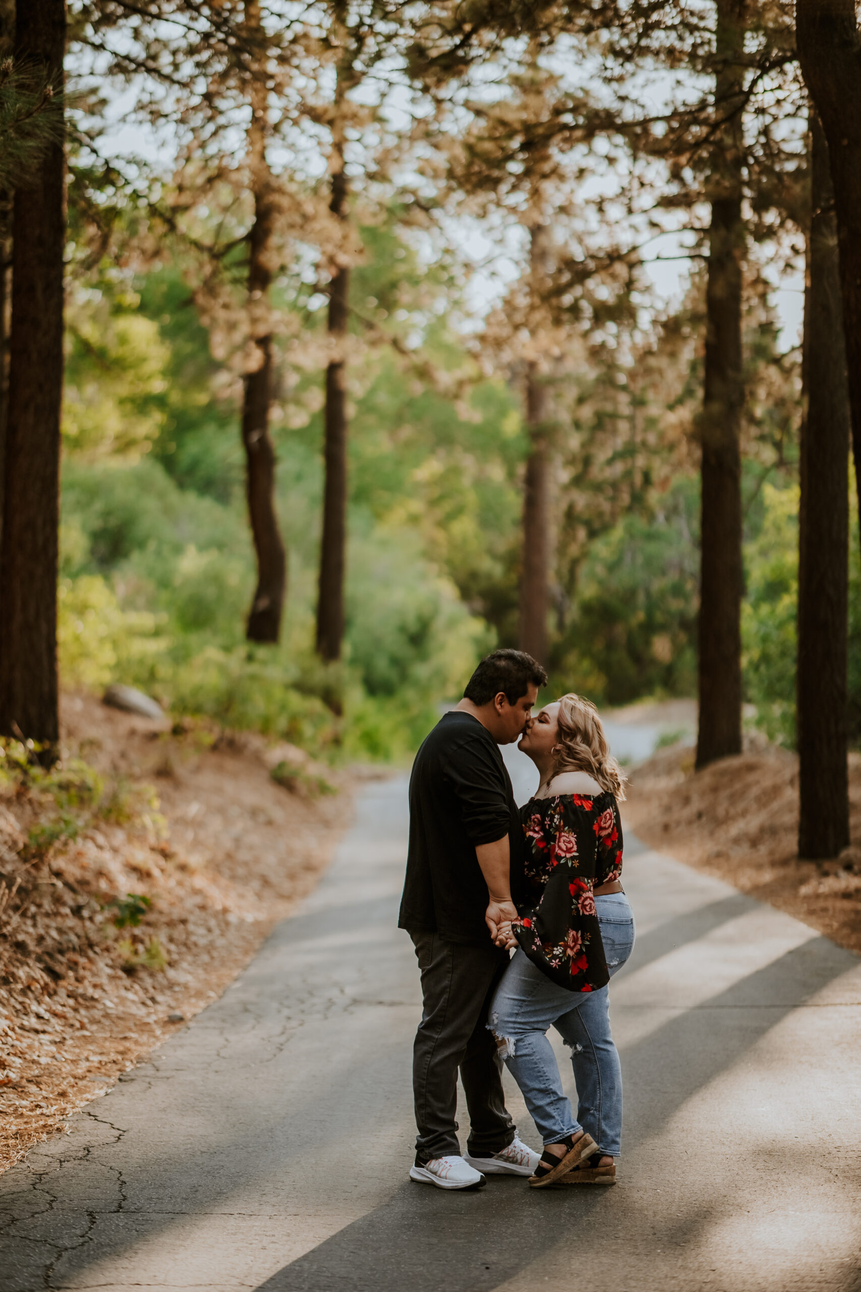 Puppy Love: Plus Size Engagement Session with Dogs | Pretty Pear Bride