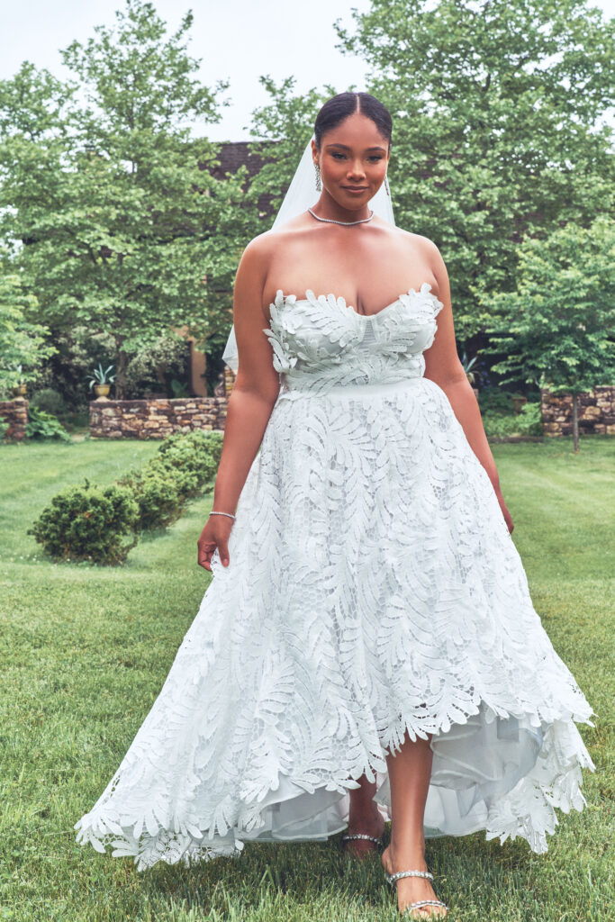 Plus size high low wedding dresses sale