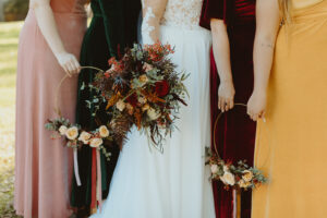 Plus Size Bride Stuns in Fall Boho California Wedding
