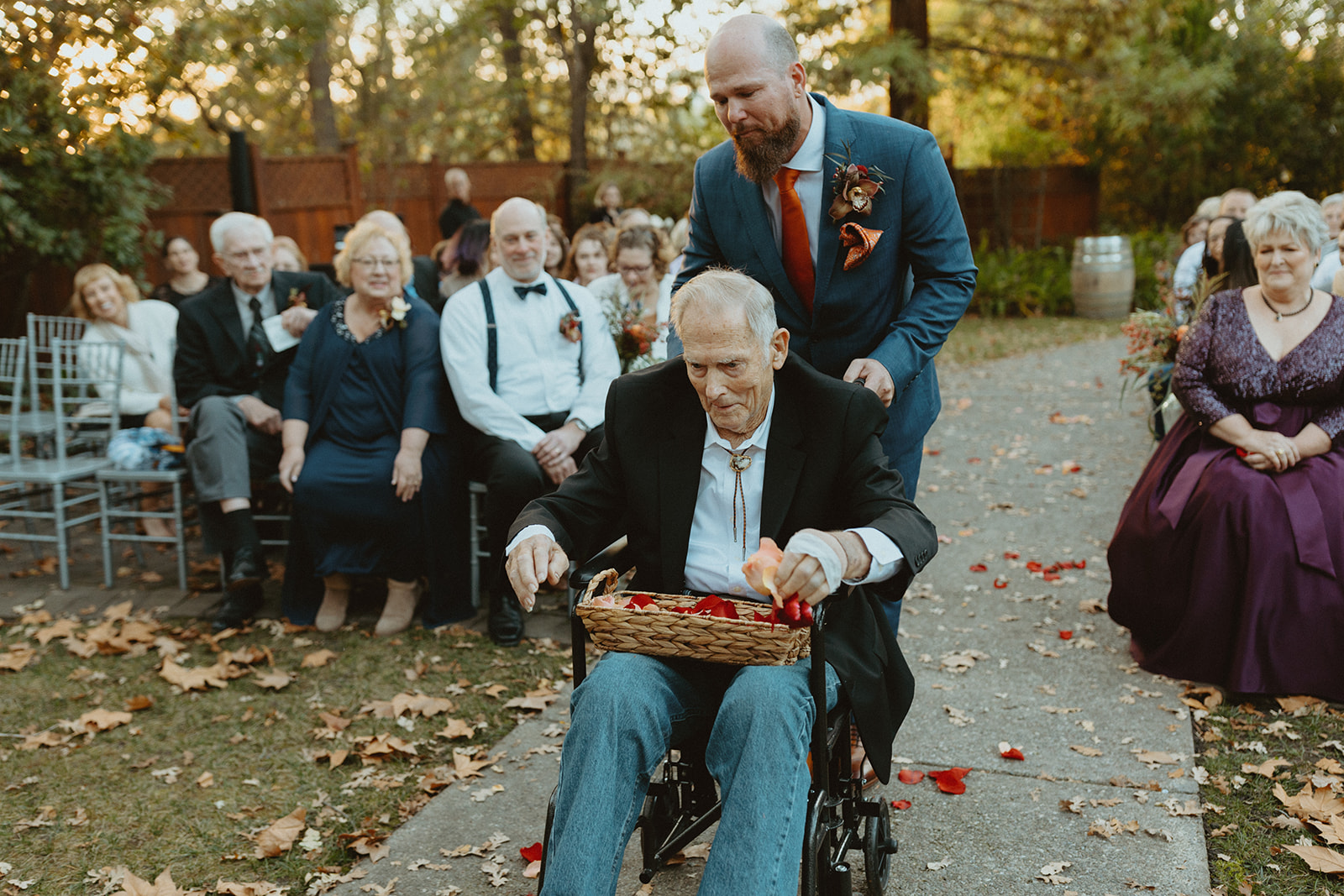 Plus Size Bride Stuns in Fall Boho California Wedding