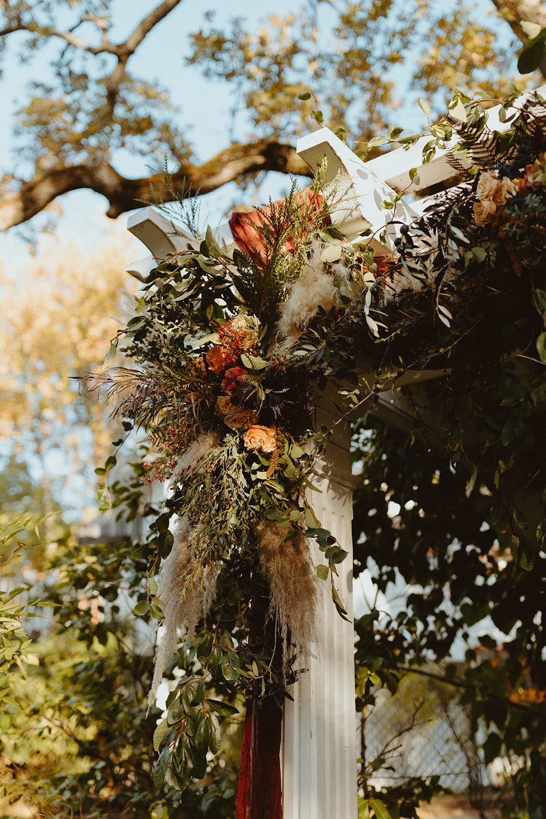 Plus Size Bride Stuns in Fall Boho California Wedding