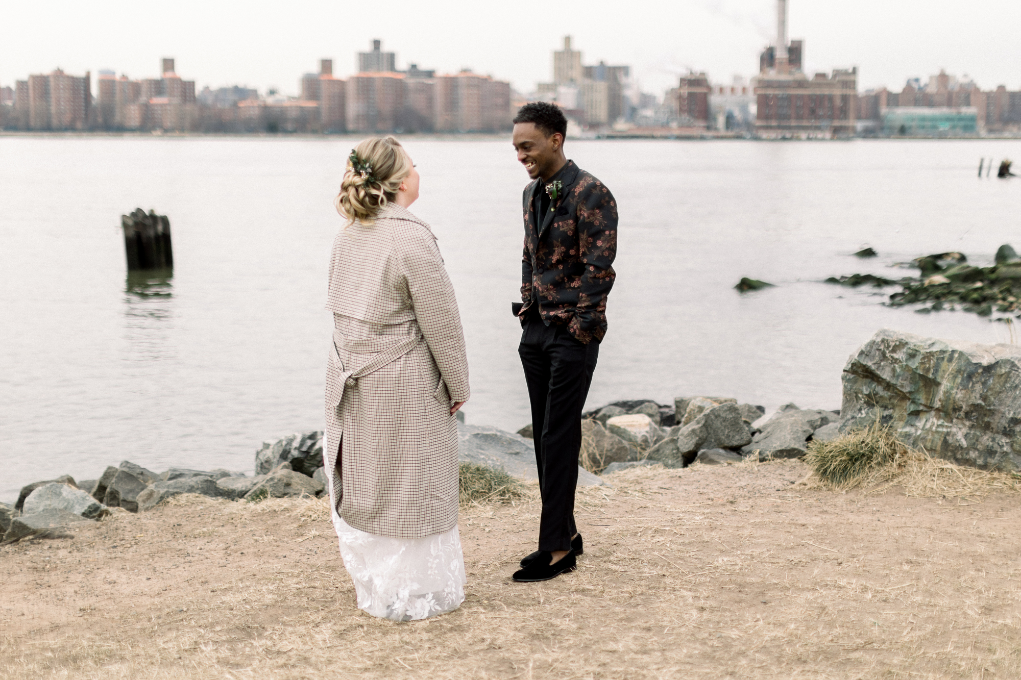 Elegant and Moody Non Traditional Brooklyn Wedding | Pretty Pear Bride