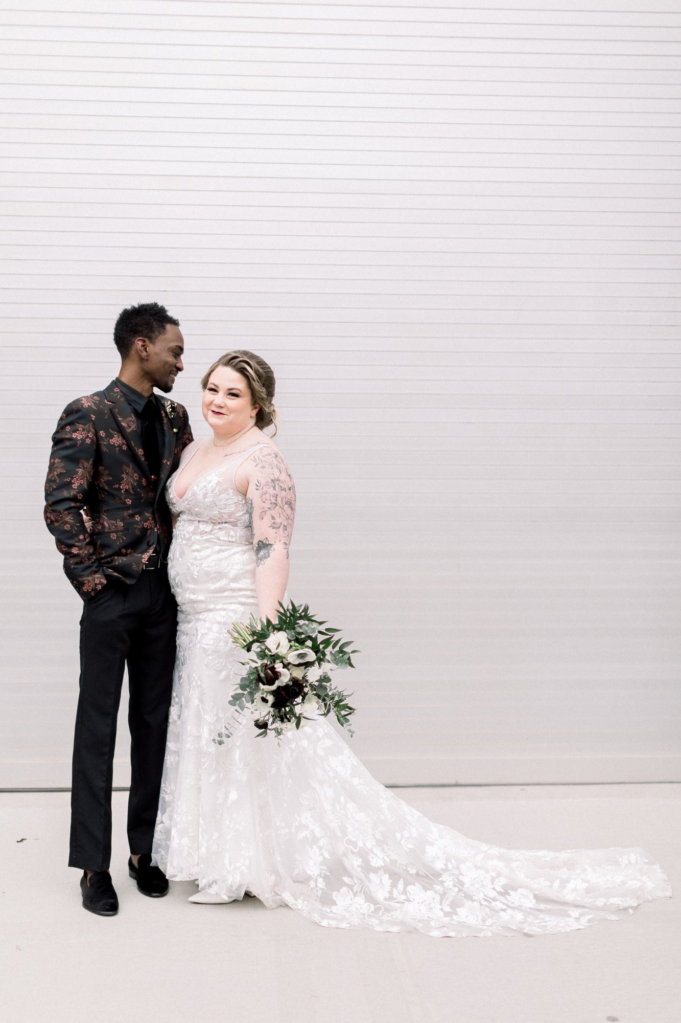 Elegant and Moody Non Traditional Brooklyn Wedding