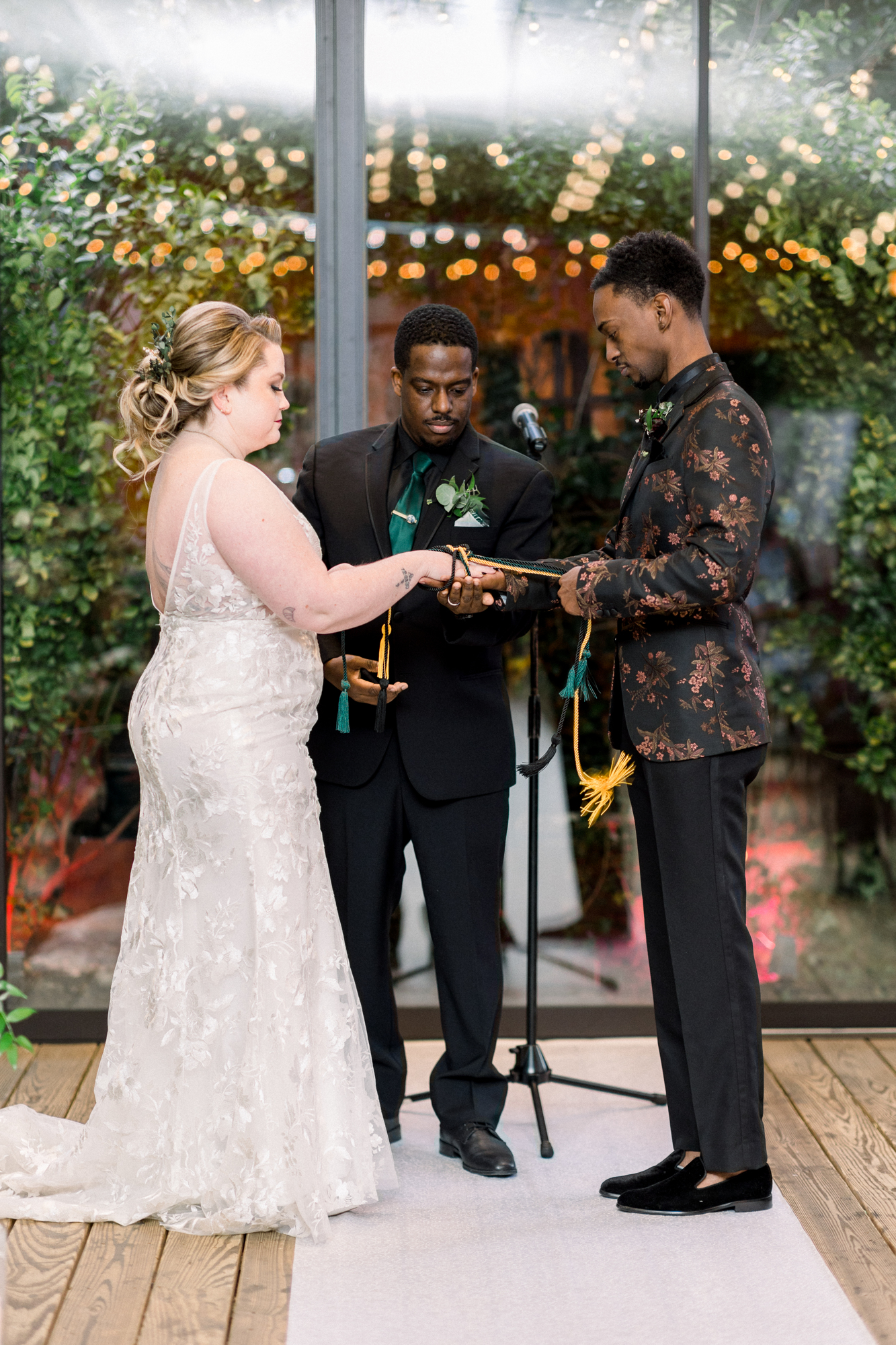 Elegant and Moody Non Traditional Brooklyn Wedding | Pretty Pear Bride