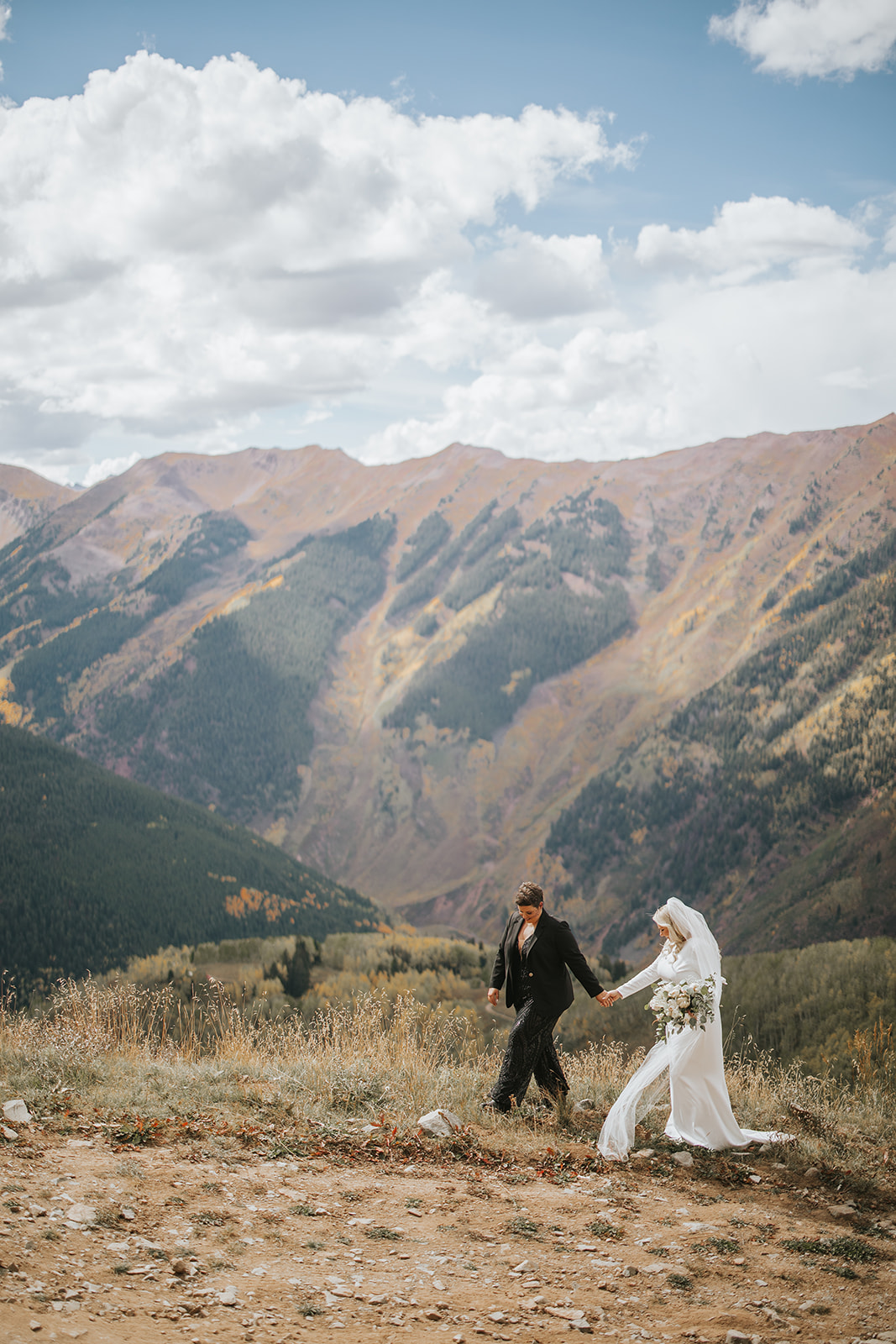 Mountain Elopement With a Rock n' Roll Twist | Pretty Pear Bride