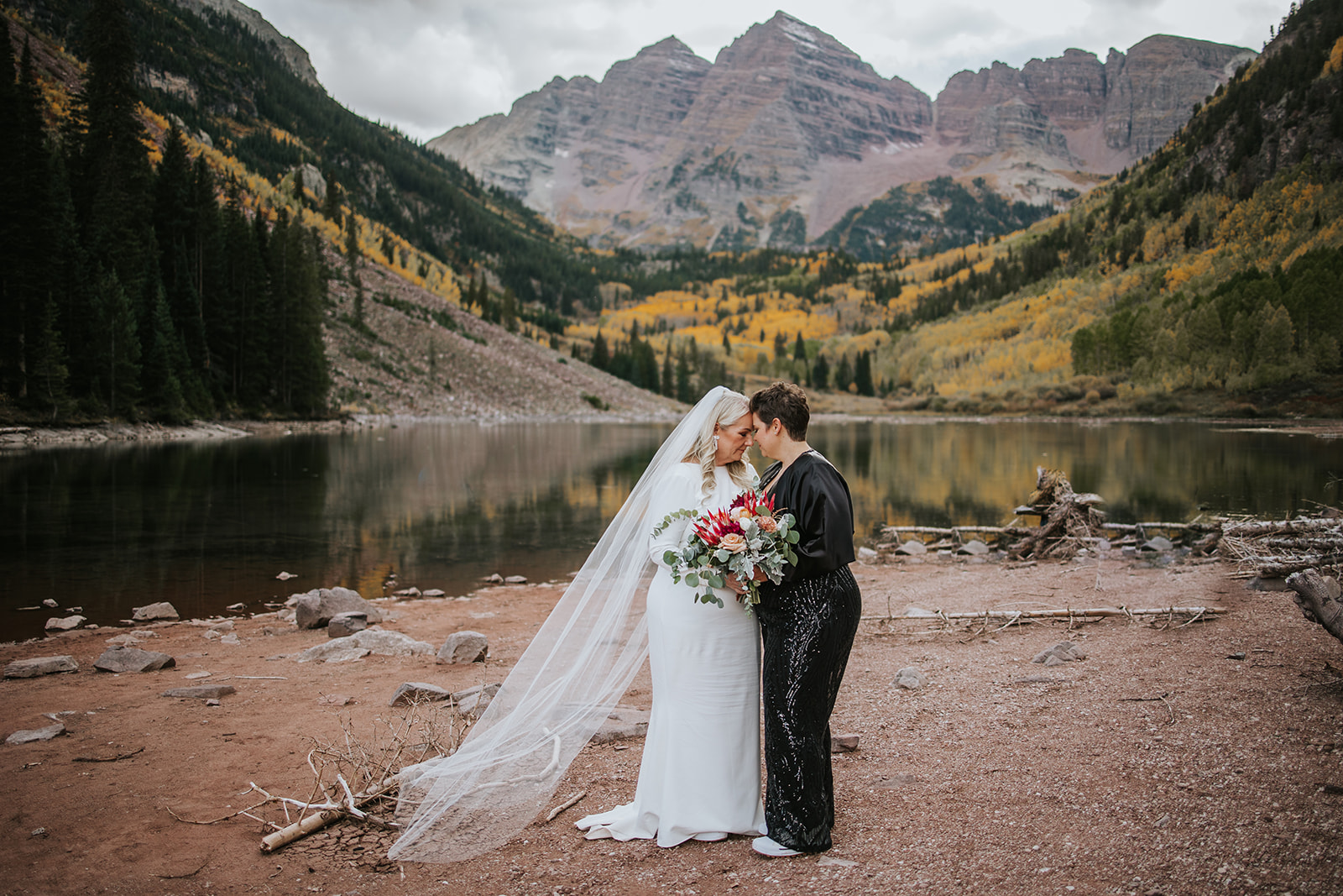 Mountain Elopement With a Rock n' Roll Twist | Pretty Pear Bride