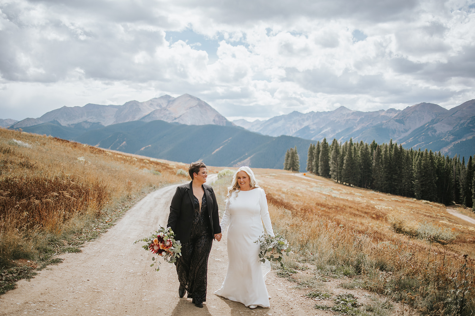 Mountain Elopement With a Rock n’ Roll Twist – The Pretty Pear Bride
