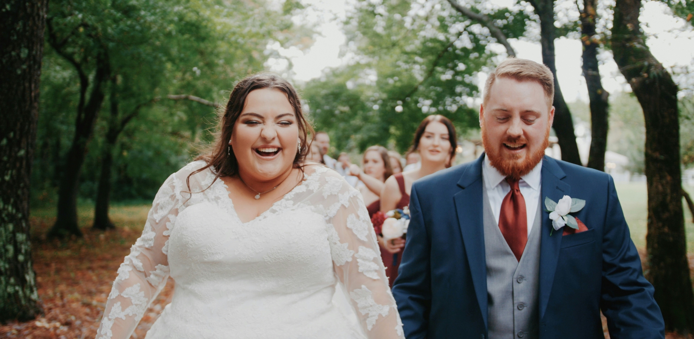plus size bride and groom